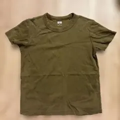 ユニクロ　UNIQLO オリーブ 半袖　Tシャツ Mサイズ　トップス