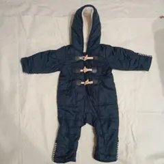 petit main フード付きアウター ネイビー