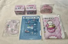 サンリオ キキララ 一番くじ マグカップ ひざ掛け ポーチ ケース プレート