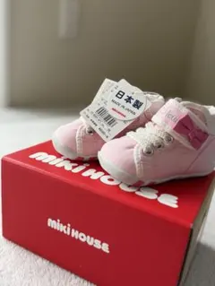 【新品未使用】ミキハウス ピンク シューズ 11.5cm