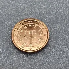 5784. 未使用 ポルトガル 2ユーロセント 海外硬貨のサムネイル