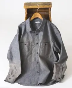 HOUSE HOLD / ハウスホールド オーバーサイズ シャンブレー シャツのサムネイル