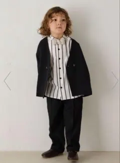 riziere リジェール　フォーマルスーツとボタン付きシャツと蝶ネクタイセット