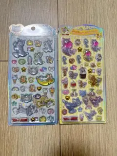 トムとジェリー うるちゅるポップシール 2枚セット　トムジェリ