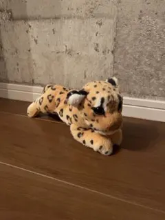 新品未使用【廃盤貴重】サンレモン ひざひょう ぬいぐるみ ヒョウ 豹