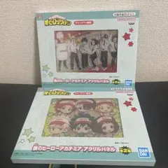 ２種セット　僕のヒーローアカデミア　アクリルパネル　ラウンドワン　ヒロアカ