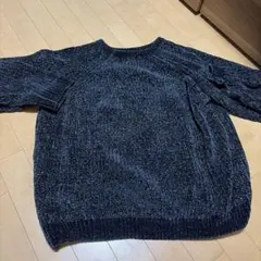 AZUL ダークグレー セーター Lサイズ