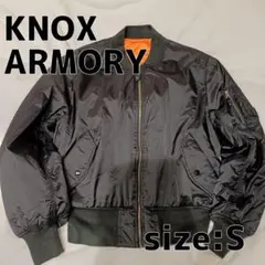 【美品】KNOX ARMORY MA-1 リバーシブル　フライトジャケット　S