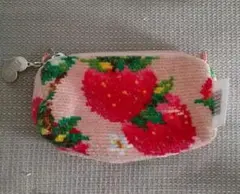 used フェイラー ストロベリーフィールド ミニポーチ