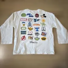 Disney 100周年記念 長袖Tシャツ 2-3歳