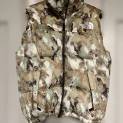 THE NORTH FACE カモフラージュ ダウンベスト S