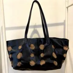 Ampersand ドット柄トートバッグ