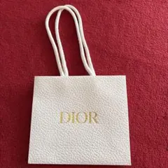 Dior ショップ袋 ホワイト ミニサイズ - メルカリ