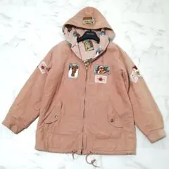 【希少】PINK HOUSEピンクハウス　ブルゾン　くま　かわいい ピンクハウス】くま刺繍ブルゾン