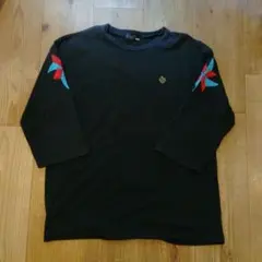 ALDIES アールディーズ 風車 パッチワーク 七分袖 Tシャツ Lのサムネイル