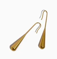 金 ☆人気☆ ドロップピアス サージカルステンレス シルバーゴールド 雫 売れ筋