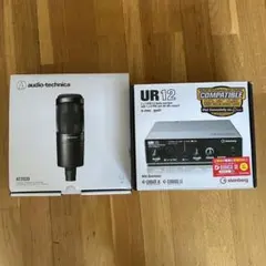 audio-tecnica at2020 ＋steinberg UR12 - メルカリ