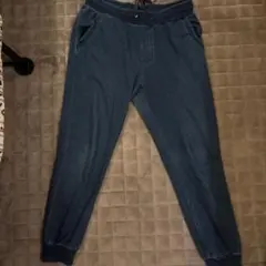 GU ジョガーパンツ L ダークブルー