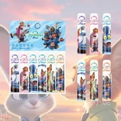 ズートピア 鉛筆キャップ 6本入り　2セット