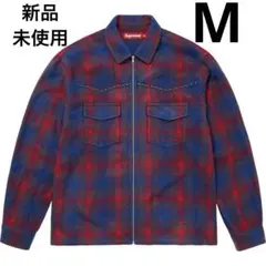 2026年最新】Supreme Studded Shadow Plaid Zip Up Shirtの人気