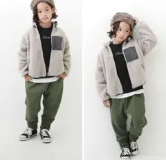 デビロック　裏起毛タックパンツ　スウェット140