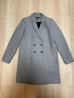 【お値下げ‼︎】ZARA trfグレー ダブルブレスト Lサイズ チェスターコート