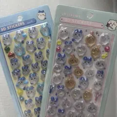 3Dキャラクターシール2シートセット ボンボン ドロップ風シール