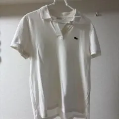 LACOSTE ラコステ レディース 半袖 ポロシャツ ホワイト 36のサムネイル