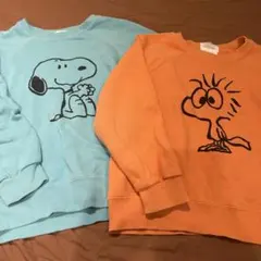 チャオパニックティピー　スヌーピー　長袖トレーナー　130〜140