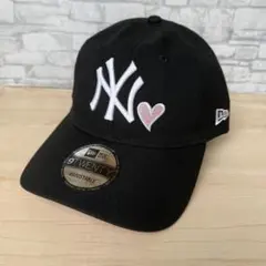 ニューエラ NY　ヤンキース　ブラック　ハート 新品　New Era　キャップ