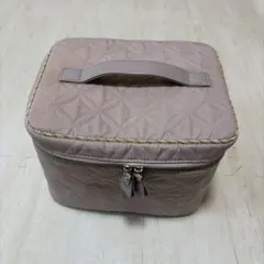 フランフラン　キルティング バニティポーチ ピンクベージュ