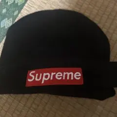 Supreme ニット帽 黒
