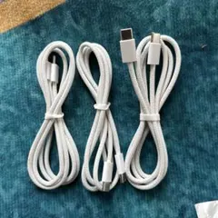 3本　USB-C ケーブル 100W急速充電対応 iPhone 17 16 15