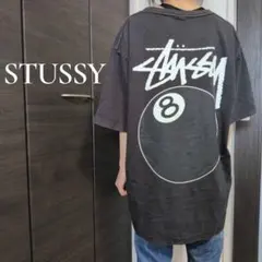 STUSSY ビックロゴ8ボールフェードTシャツのサムネイル