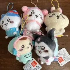 ちいかわサンリオコラボぬいぐるみ 5個セット