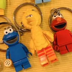 新品　レア　ミニフィギュア　ビッグバード　セサミストリート　キーホルダー