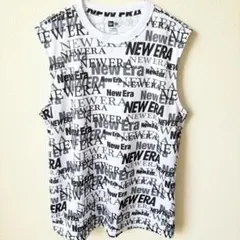 【極美品】NEW ERA 総柄タンクトップ ホワイトXLのサムネイル