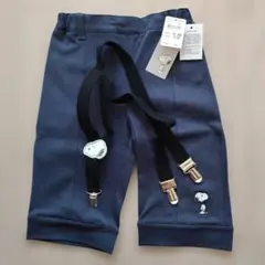 子供　キッズ　ハーフパンツ　半ズボン　サスペンダー付き