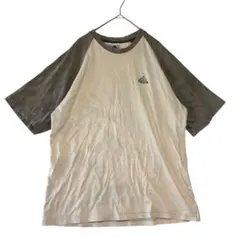 adidas アディダス ラグラン Tシャツ バイカラー綿100% M