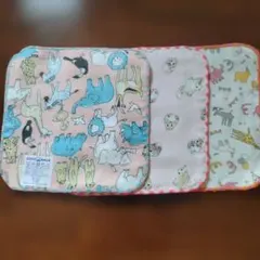 めがねうさぎ様専用 ガーゼハンカチ 3枚セット1100円 - メルカリ