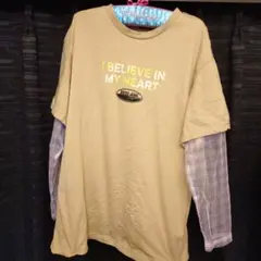 SISTER JENNI ベージュ 長袖　半袖シャツ　☆　150