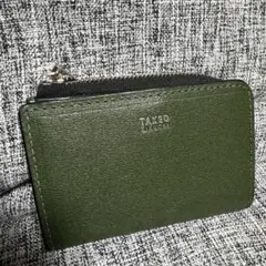 TAKEO KIKUCHI オリーブグリーンキーケース