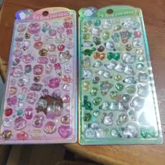 うるちゅるポップシール　うさぎ　シマエナガ 2個セット