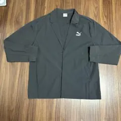 最終値下げ！PUMA ブラック ボタン付きジャケット Lサイズ