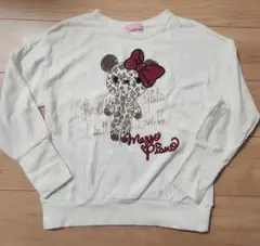 メゾピアノ★オパード柄クマ トップス L（150〜160）