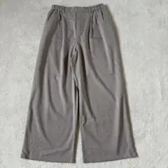 studio clipグレージュワイドパンツカジュアル