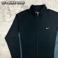 00s NIKE GOLF ナイキゴルフ ジップアップジャケット 古着 刺繍 L