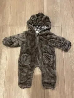 tete a tete フード付きクマ耳ロンパース 70cm