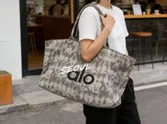 再入荷 在庫わずか alo グレータイダイ トートバッグ （ソウル限定