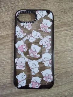 Casetify iphone ケース　キャットデザイン マグセーフ対応ケース